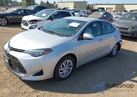 2018 Toyota Corolla Le from USA, damaged, VIN 5YFBURHEXJP814763